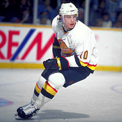 Bure began his NHL career with the Vancouver Canucks in 1991.