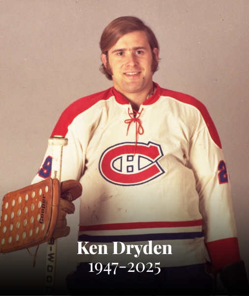 The Hockey Hall of Fame and its members mourn of the passing of Honoured Member Ken Dryden on 5 September 2025.